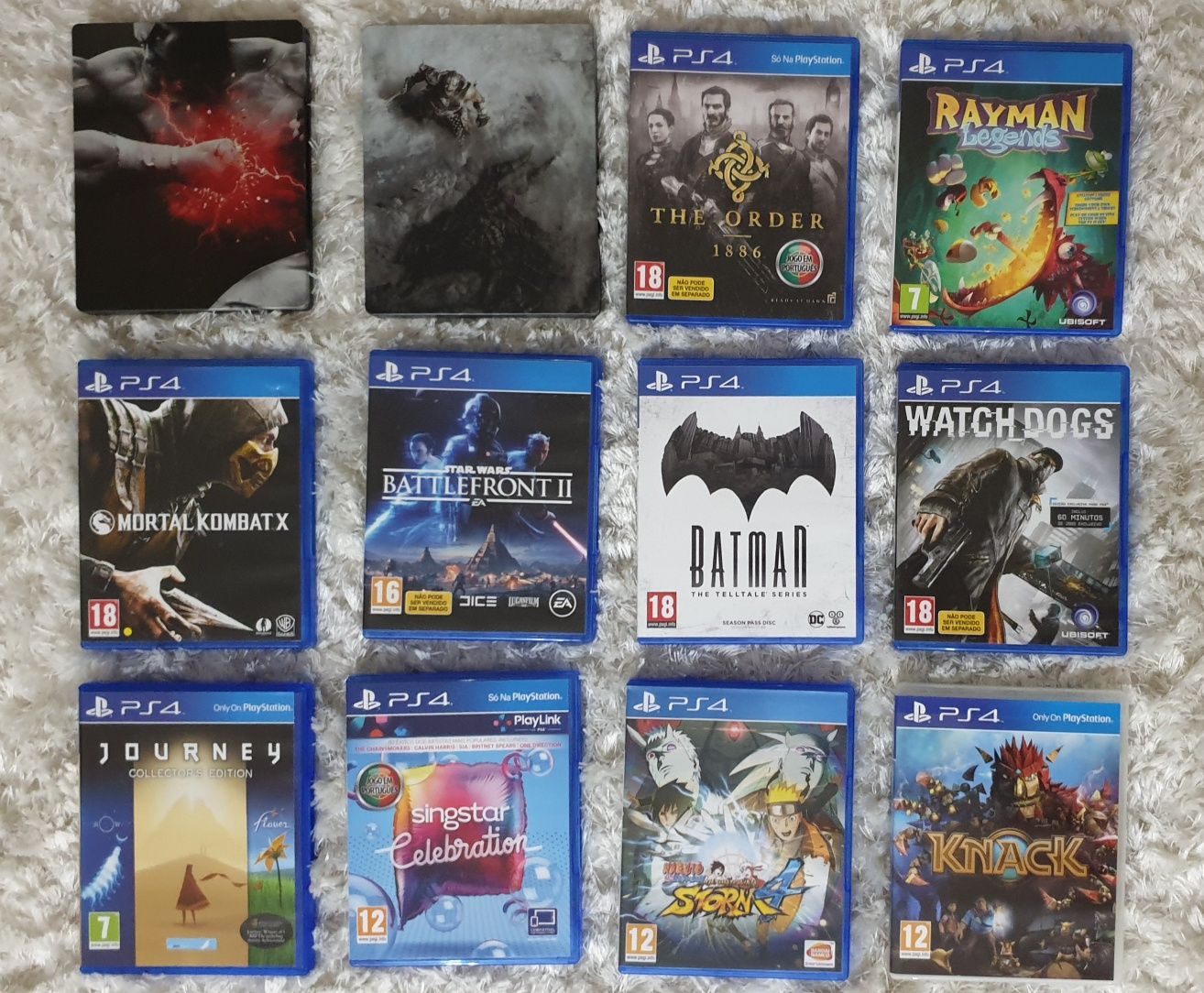 Vendo ou troco vários jogos para a PS4 e Tekken 7 para PC