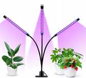 Lampa LED do uprawy roślin Growbox potrójna 30W stojąca z klipsem