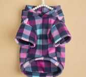 Miekka bluza dla pieska w krate XS