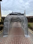 Садова теплиця з UV-12 плівкою різні розміри BASS POLSKA, Сіра