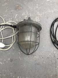 Lampa loft PRL przemyslowa