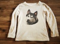 Kremowy pluszowy sweter