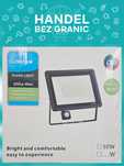 Halogen LED 50W + sensor ruchu i zmierzchu IP66