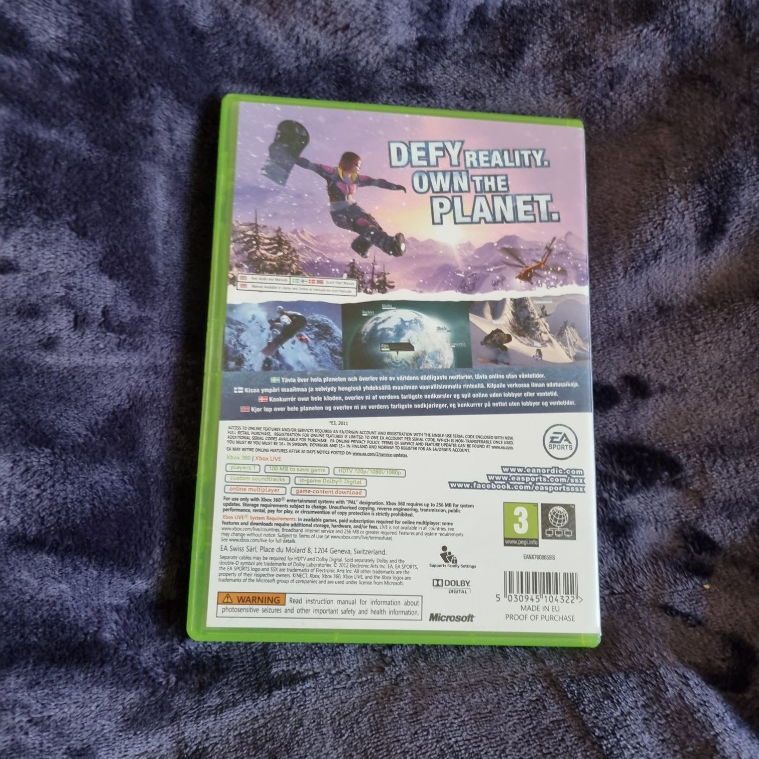 SSX Xbox 360 gra