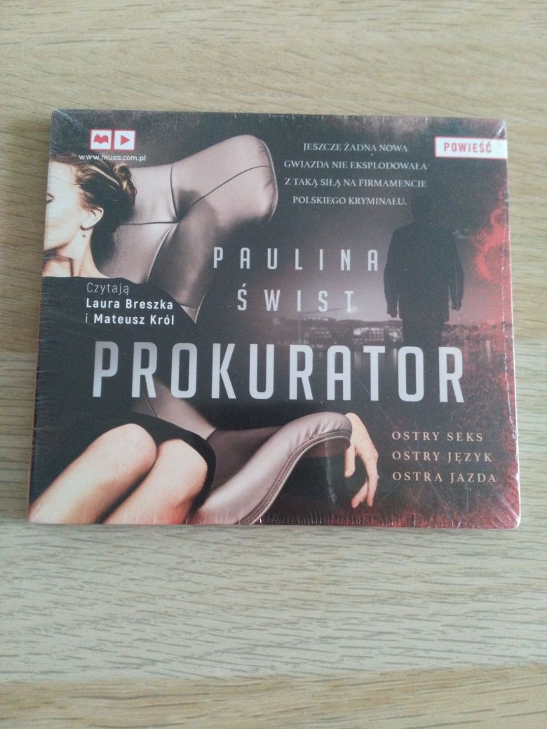 Paulina Świst "Prokurator" audiobook kryminał erotyk nowy, zafoliowany