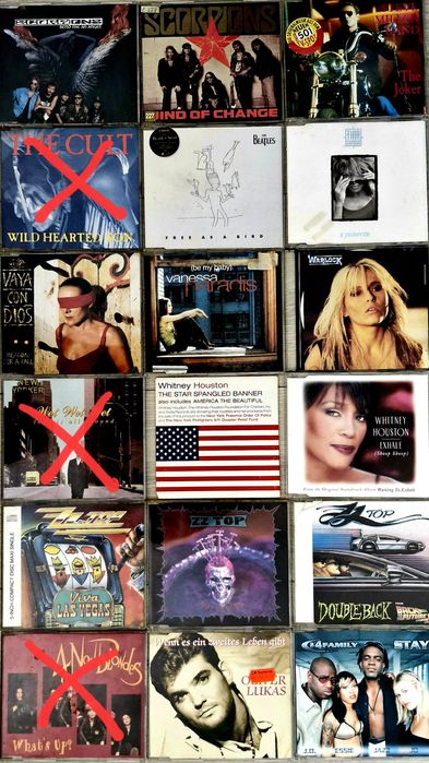 Продам фирменные CD синглы.Rock, Metal, Pop, Классика