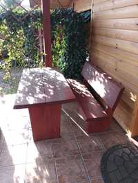 Stół ławka ogrodowy drewniany