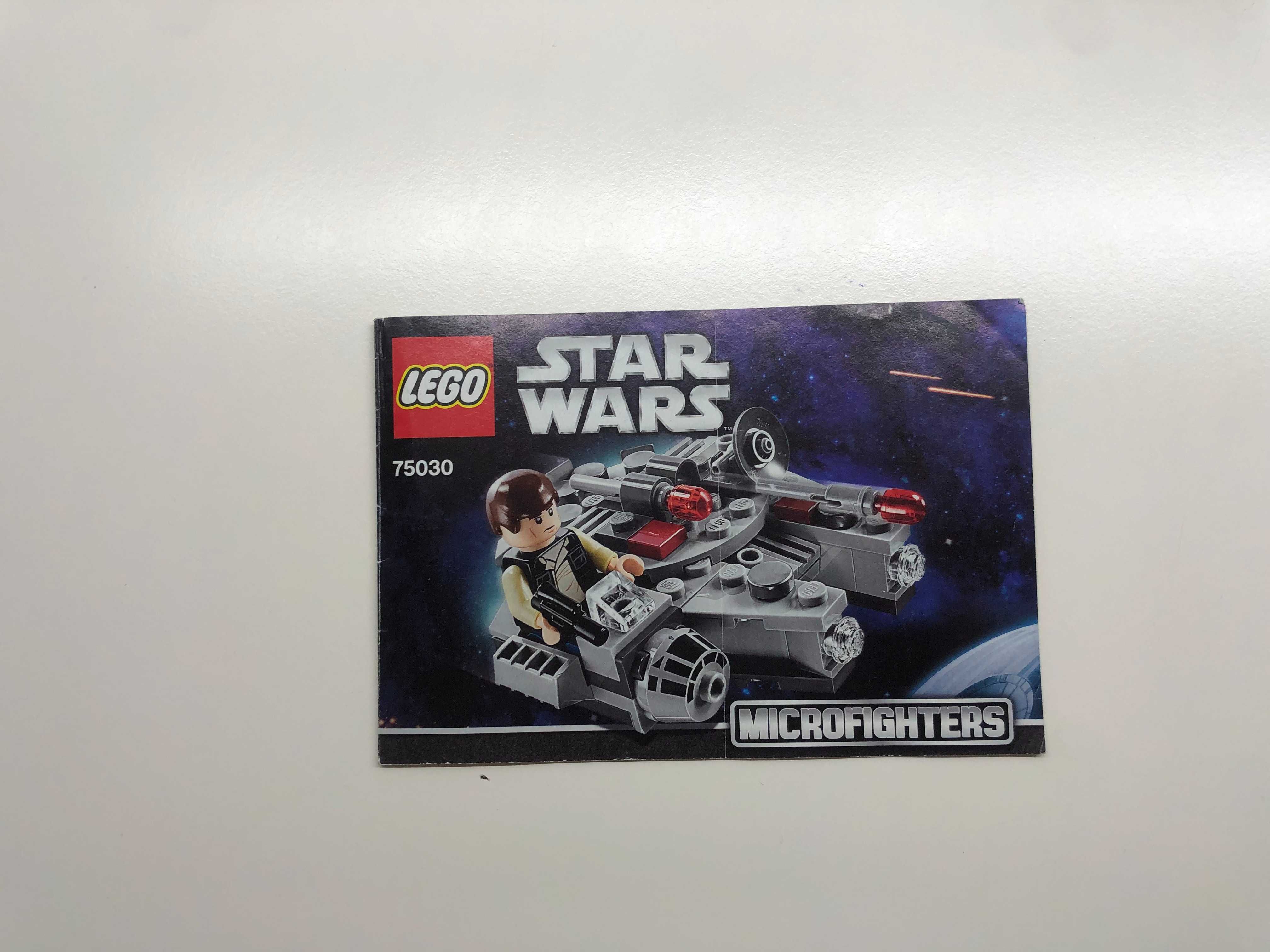Kompletne Lego Star Wars 75030 + pudełko, instrukcja