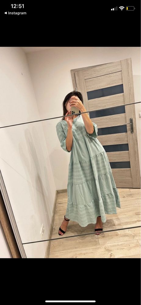 Sukienka Maxi vintage XL nowa