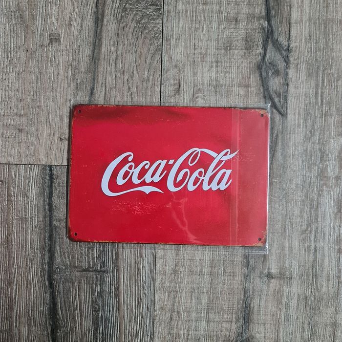 Metalową Tablica Coca-Cola Ozdoba Pokoju Garażu Restauracji