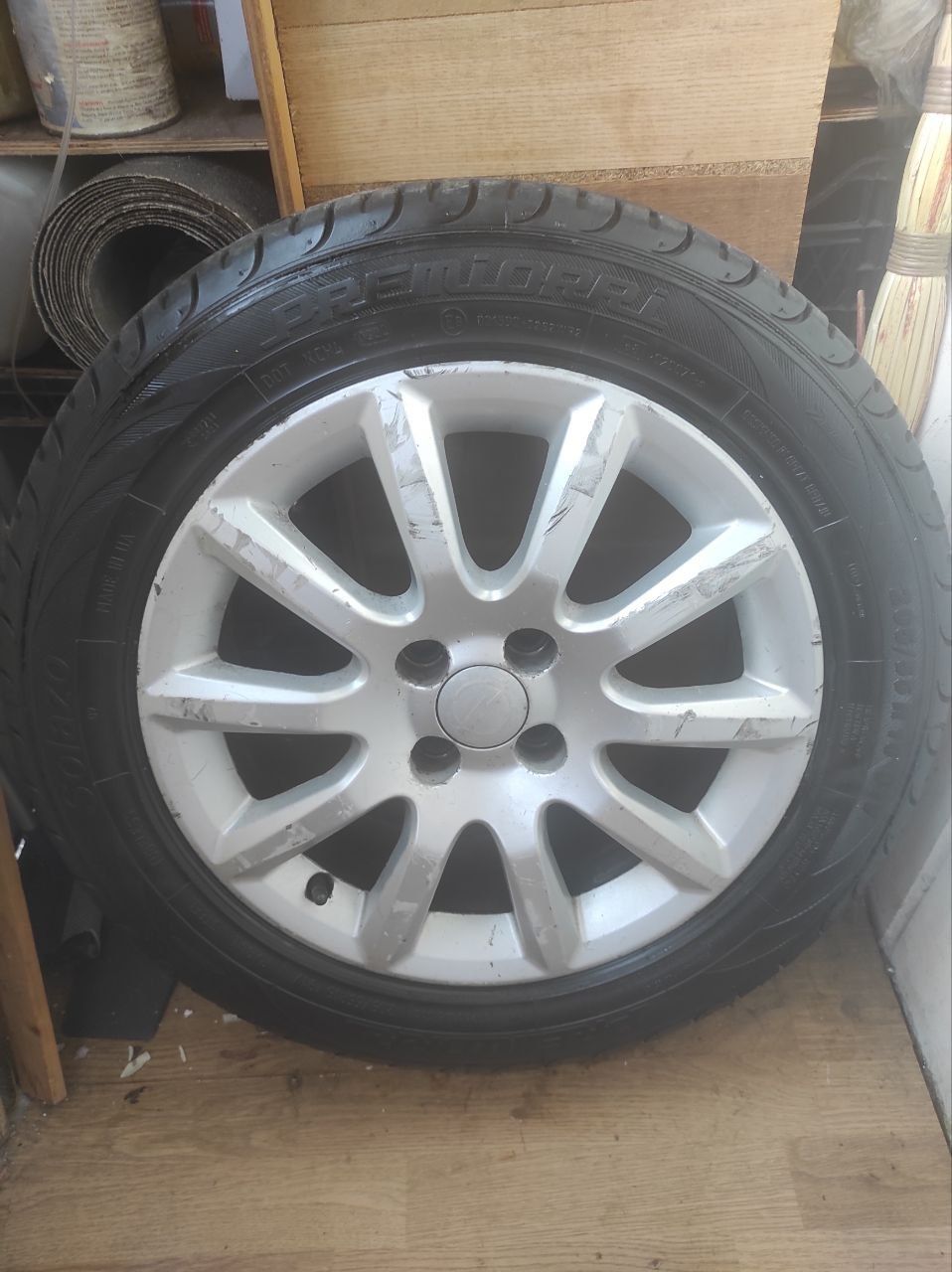 Диски r16 з гумою  Premiorri solanzo 205/55 r16