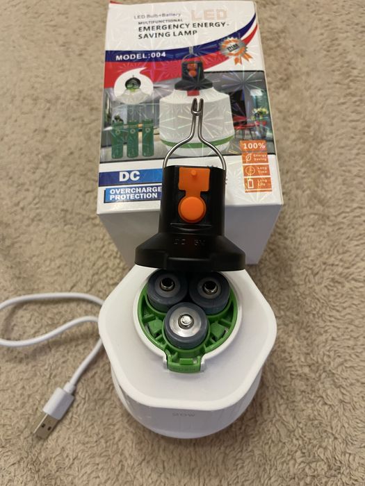 Акумуляторна лампа трьох режимна