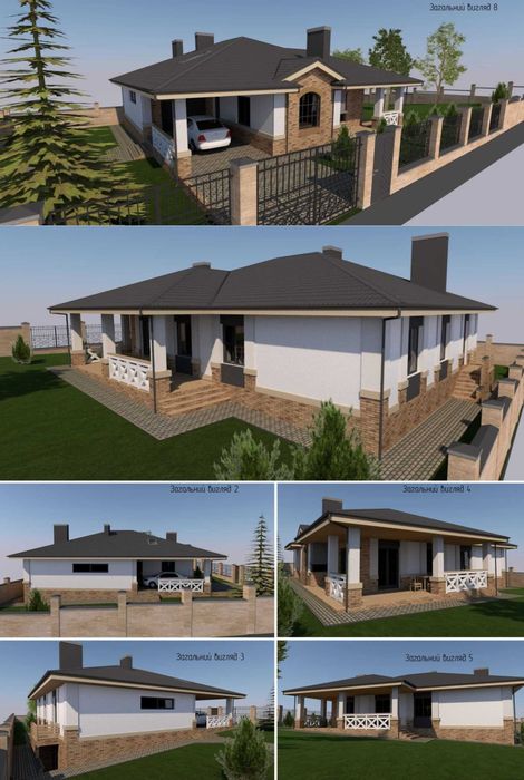 р Продається новий окремий будинок, 5 кімнат