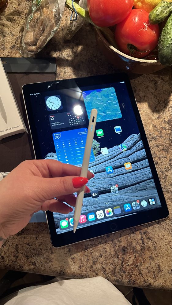 Tablet iPad Apple PRO 12.9” - WiFi + SIM - PROCREATE - TOUCH ID + etui