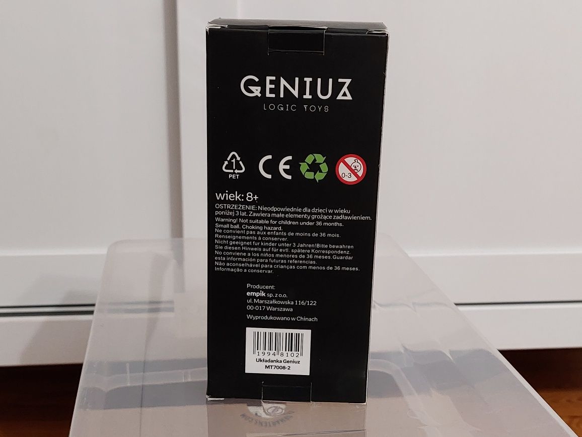 Geniuz logic toys Układanka logiczna MT7008-2 jak nowa PUZZLE 3d