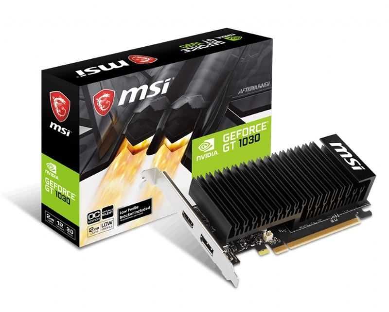 PLACA GRÁFICA MSI GeForce GT 1030 2G - Placa Gráfica
