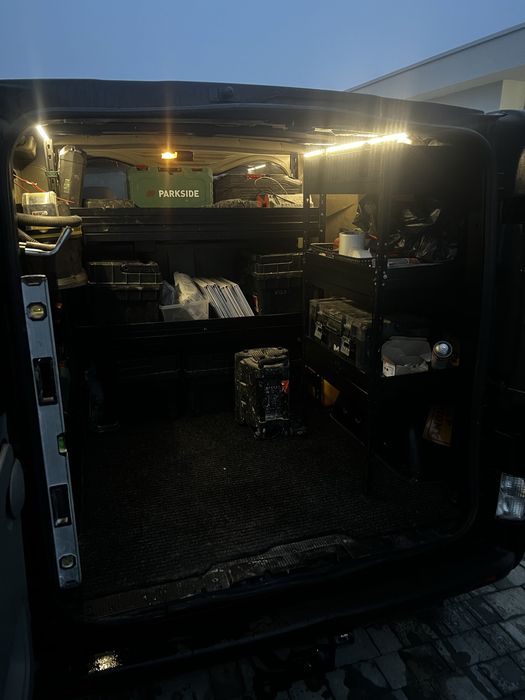 Opel vivaro 2001 zabudowa 6 miejsc brygadowka