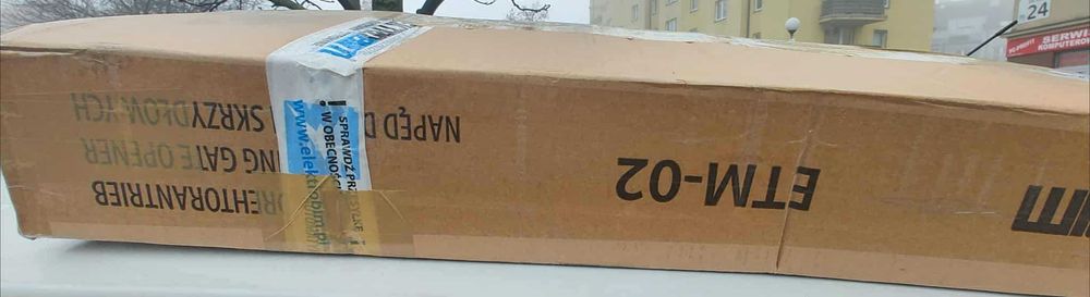 Nowy napęd automat do bramy jednoskrzydłowej 350KG 3,5M Model ETM-002