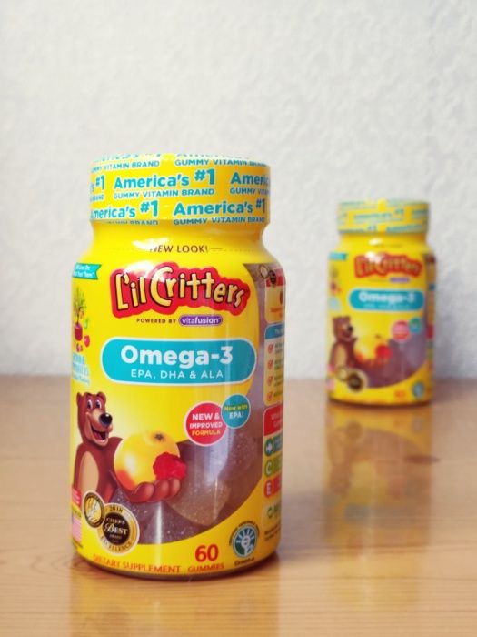 Для детей Lil Critters, Immune C, Витамины C, Д3, цинк, 60/190