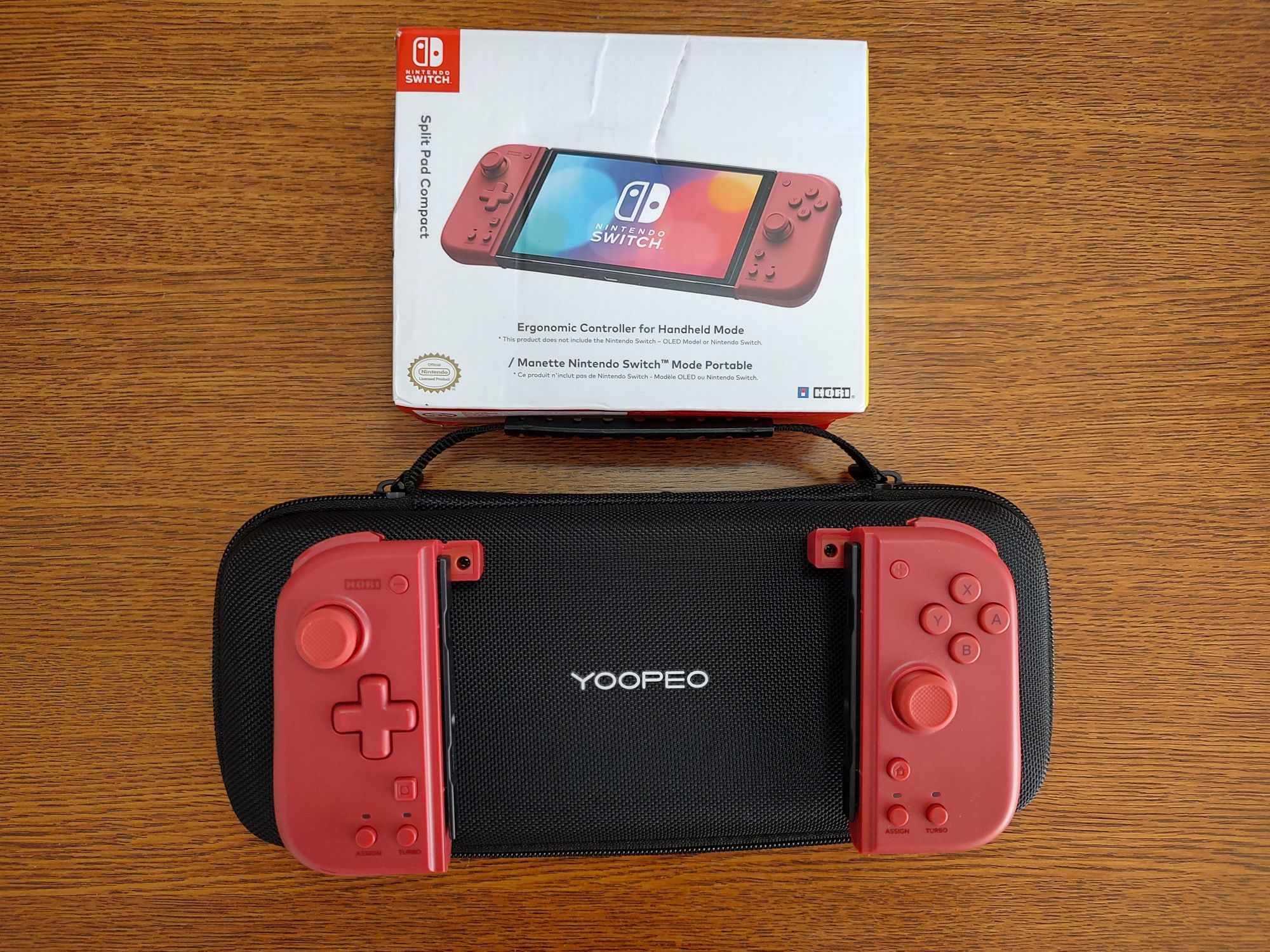Hori split pad compact + чохол для Nintendo Switch
