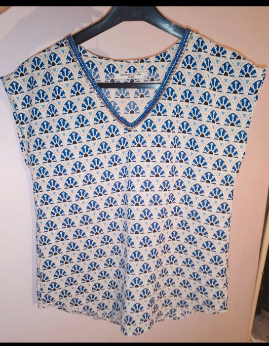 ... Bluzka niebieska ...