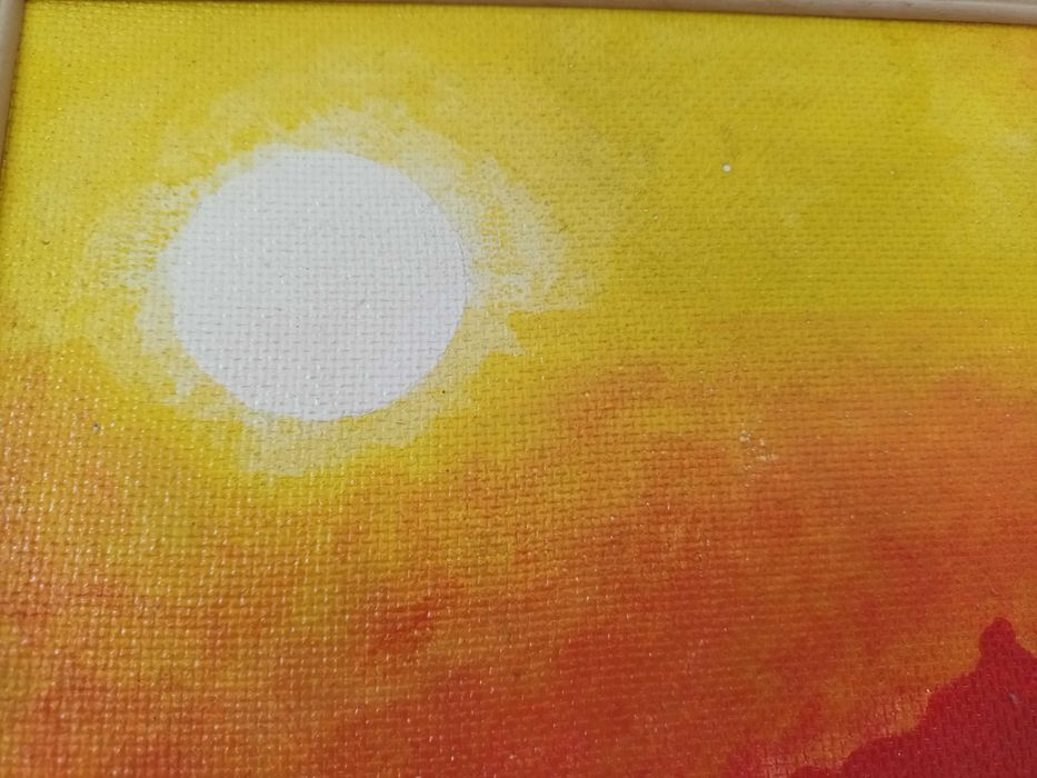 Caramulo I: (Tinta celulosa sobre platex, 37,2x37,3 cm)