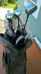 Callaway Big Bertha senhoras golfe clubes + accessorias + bolso de voo