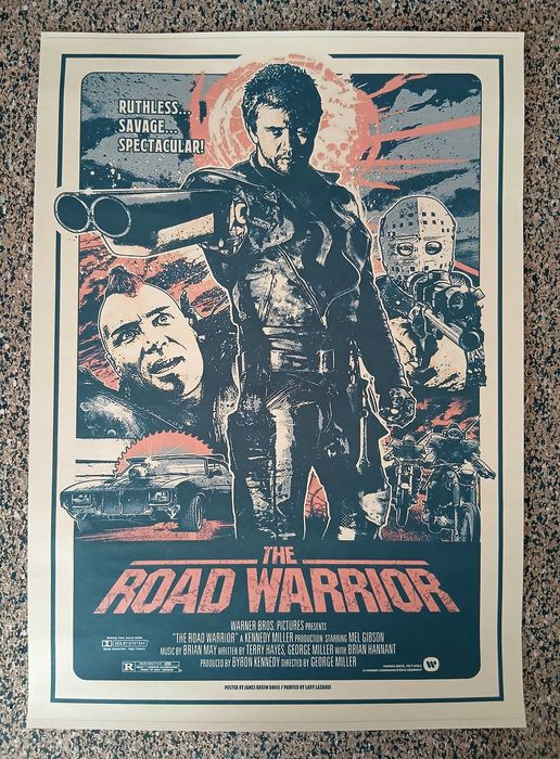 Poster - Mad Max: The Road Warrior (papel kraft tamanho A3)