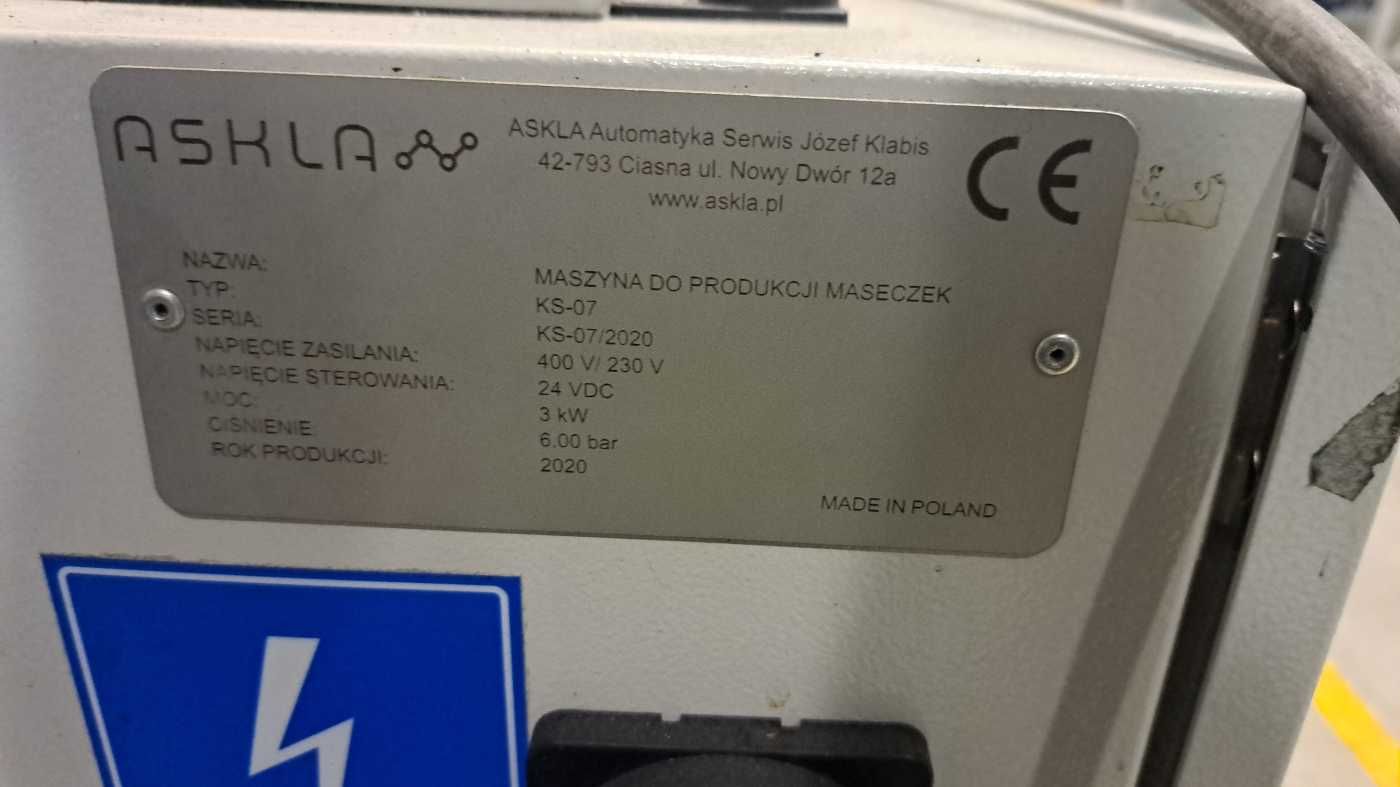 Maszyna do produkcji maseczek ASKLA