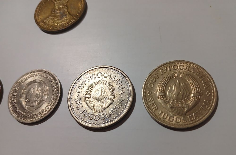 Монеты Югославия, Румыния