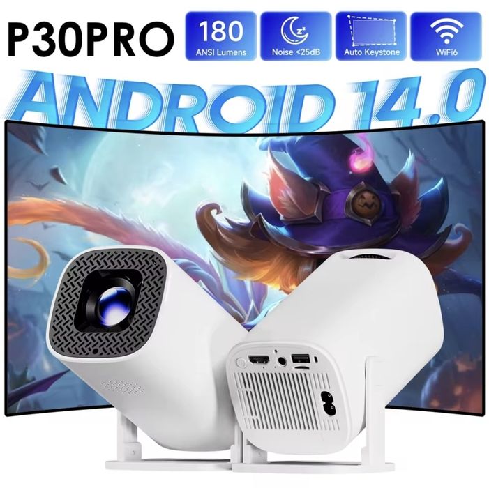 Смарт проектор Hongtop P30 PRO  —FHD / UHD • 180°