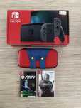 Nintendo Switch V2 + FC24 + Wiedźmin 3 + Etui – Stan jak nowy!