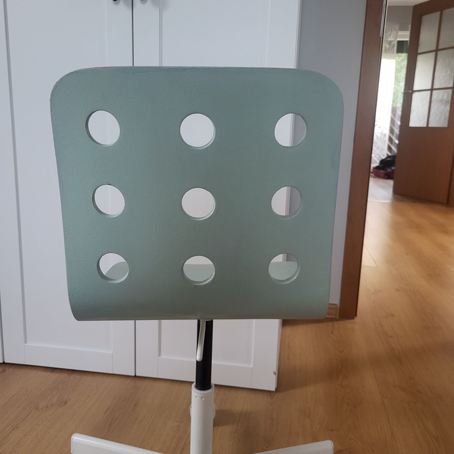 Krzesło obrotowe IKEA Jules miętowe