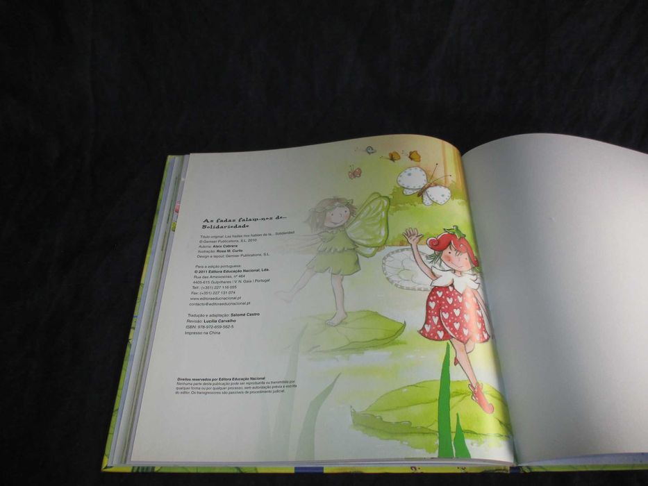 Livro As Fadas falam-nos de solidariedade Aleix Cabrera