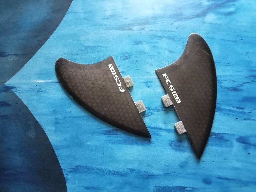 Prancha surf twinfish+fins+leash+capa