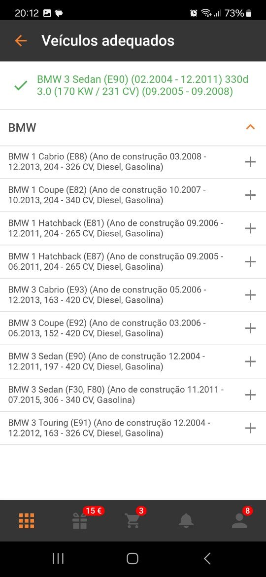 Sensor abs bmw serie 3