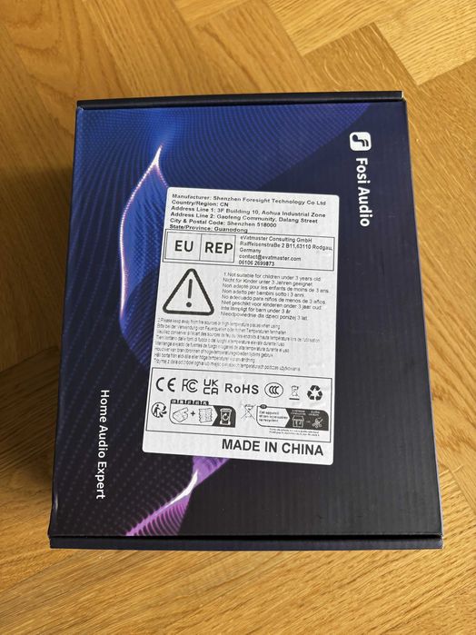 Fosi Audio BOX X5 Przedwzmacniacz Gramofonowy NOWY