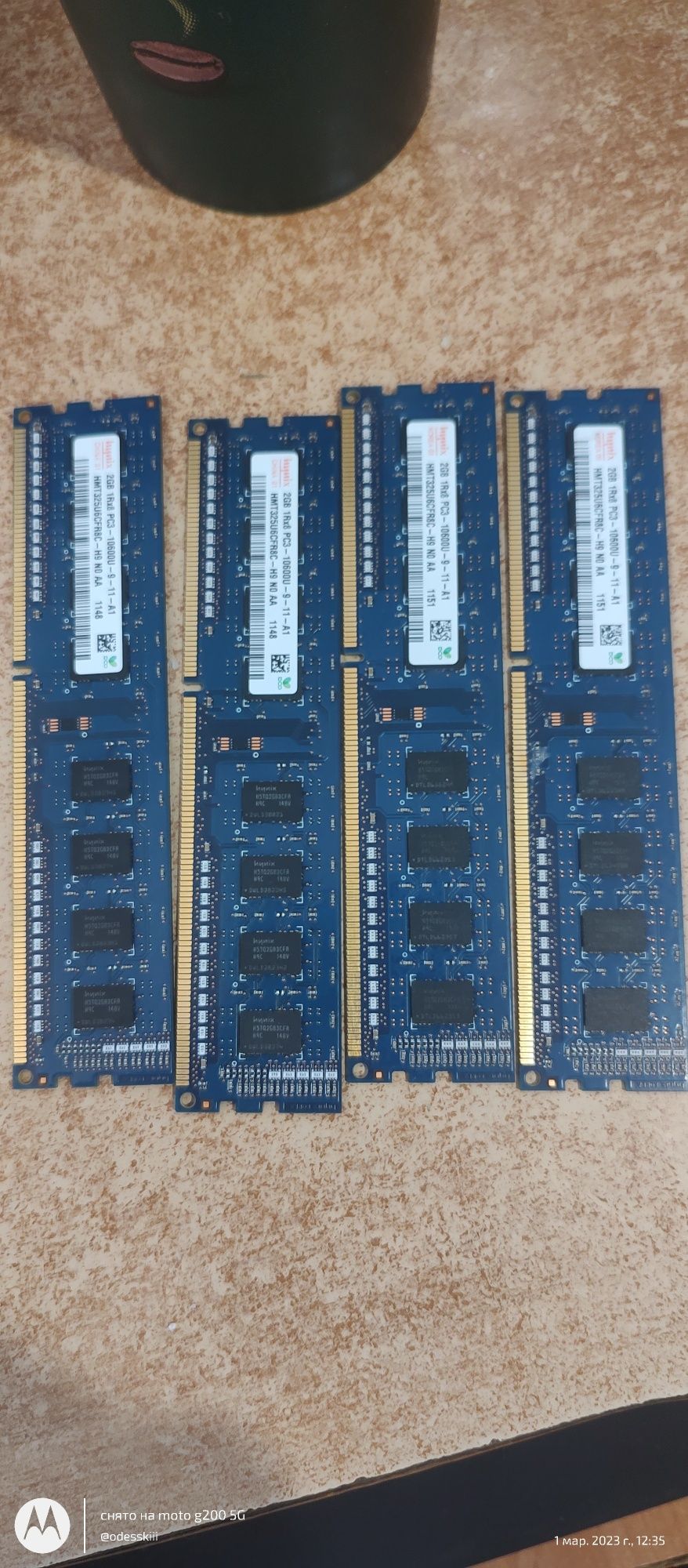 Оперативная память  на пк ddr3