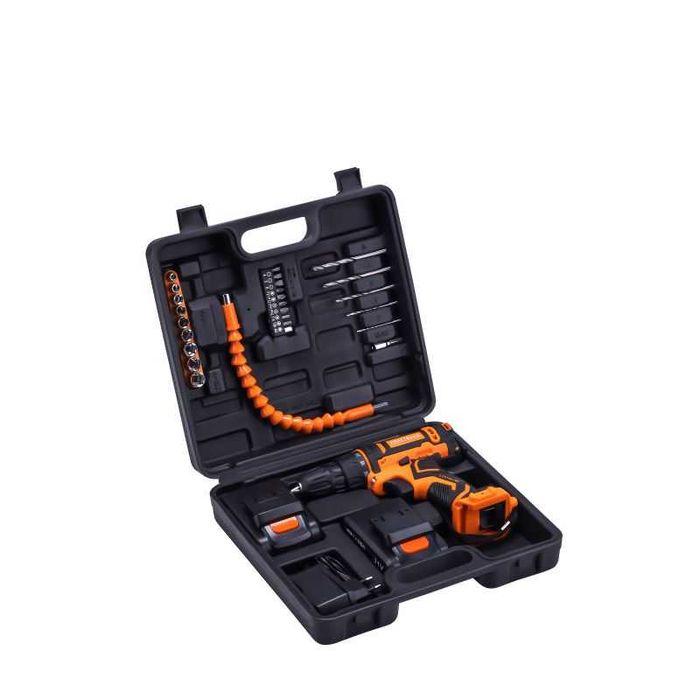 Zestaw wiertarko - wkrętarka 21V 2x aku 2Ah + akcesoria KD3353