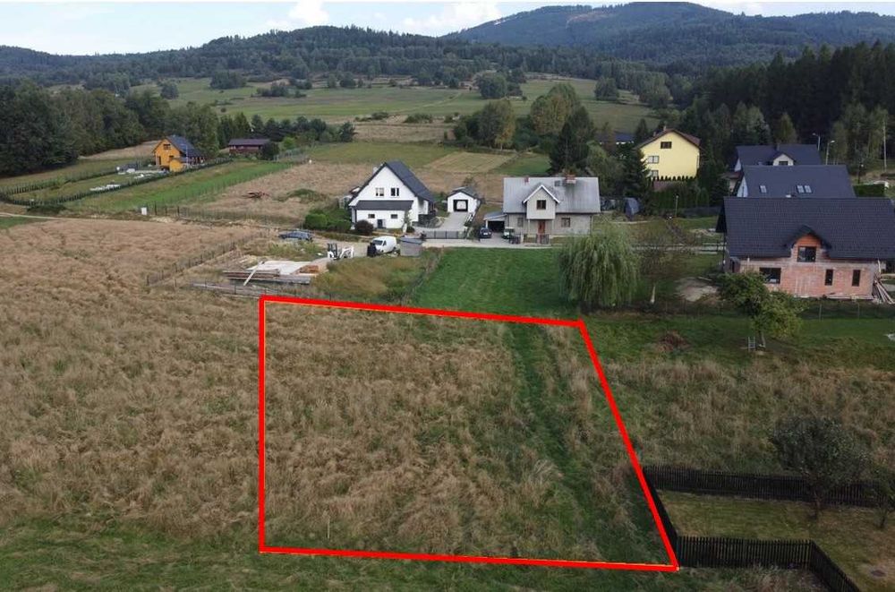 Działka pod lasem Cisiec/Węgierska-Górka