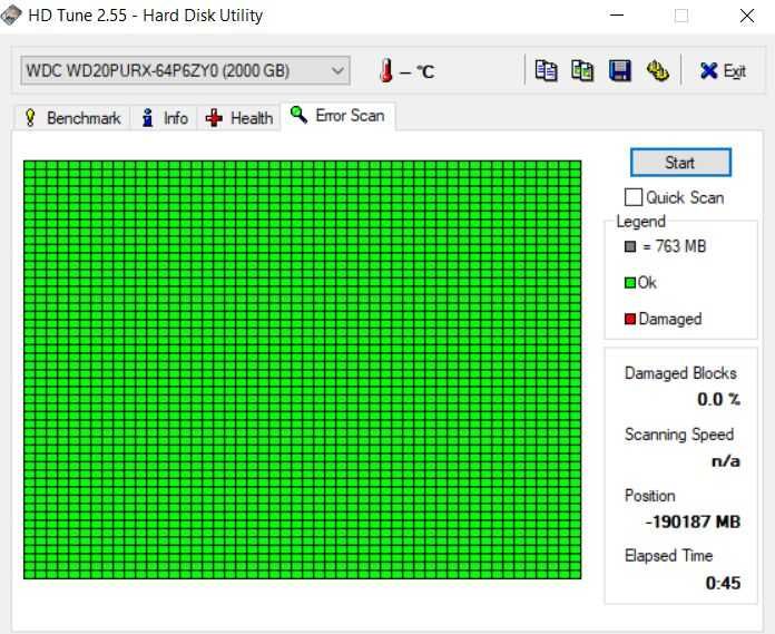 Dysk Twardy HDD WD Purple 2 TB do monitoringu WDC WD20PUR 2TB