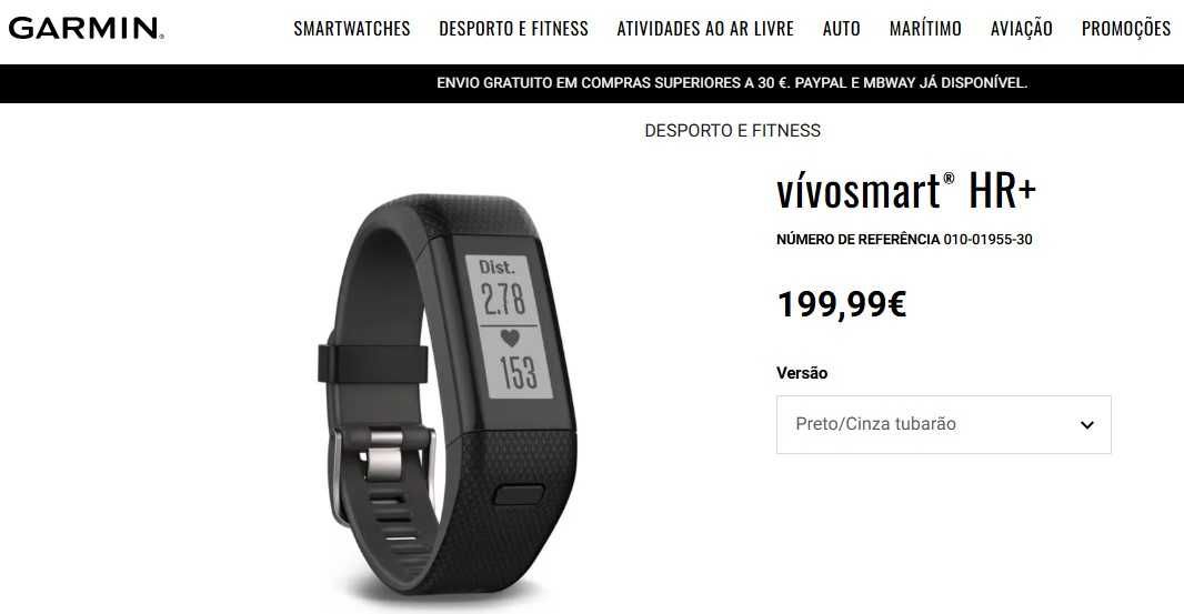 Garmin Vivosmart HR+