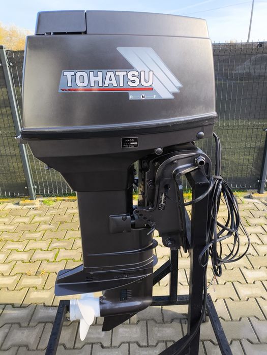 Silnik zaburtowy Tohatsu 40 KM 2-suw stopa L power trym manetka FILM