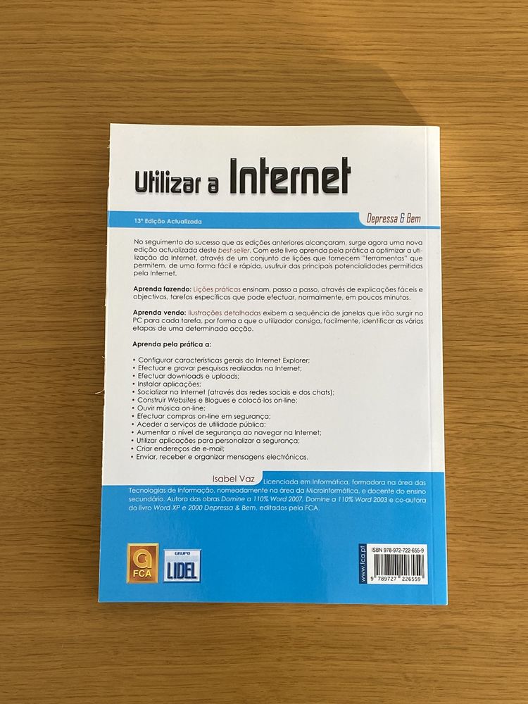 Livro “Utilizar a Internet: Depressa & Bem”, 13.ª Edição - (NOVO)