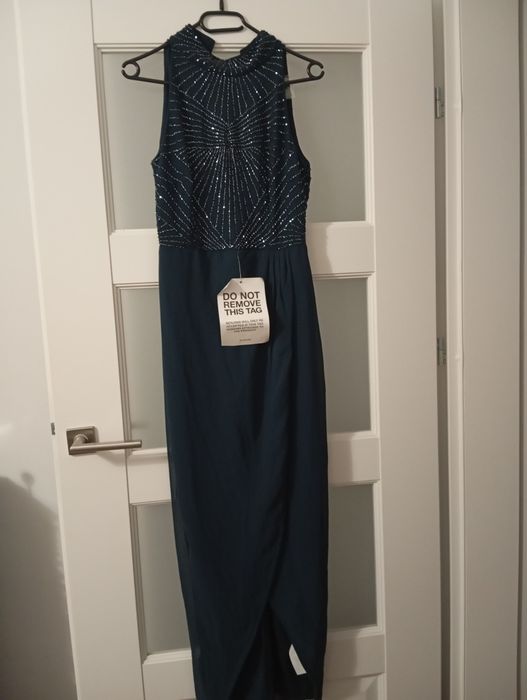 Sukienka granatowa LACE & BEADS PETITE