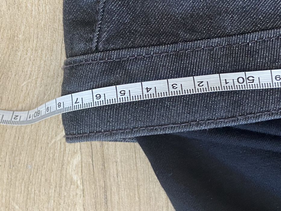 Blue motion XL 48 50 czarne szare spodnie ciążowe jeansy dżinsy