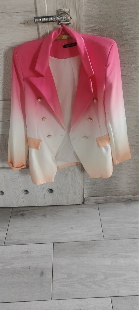 Nowy żakiet ombre marynarka unisize oversize