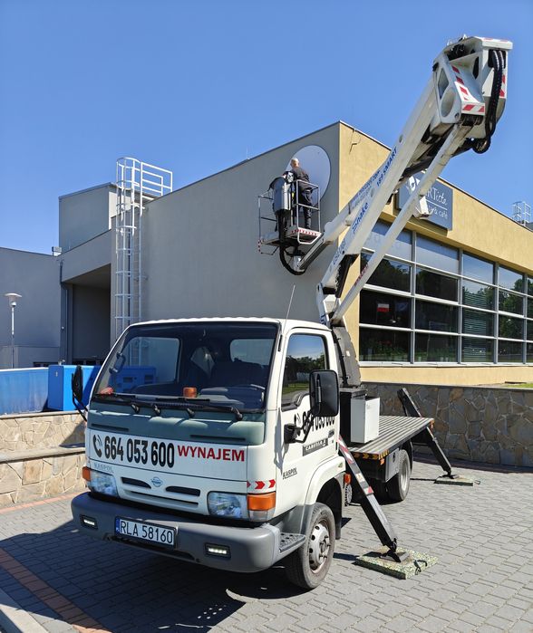 Zwyżka podnośnik koszowy 18m usługi wynajem