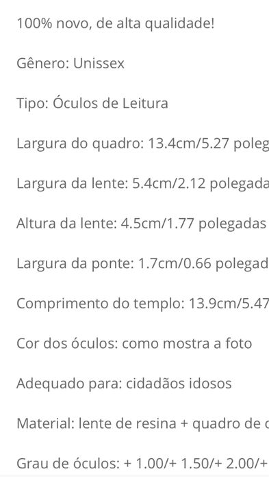 Oculos acabados de chegar verao 2022