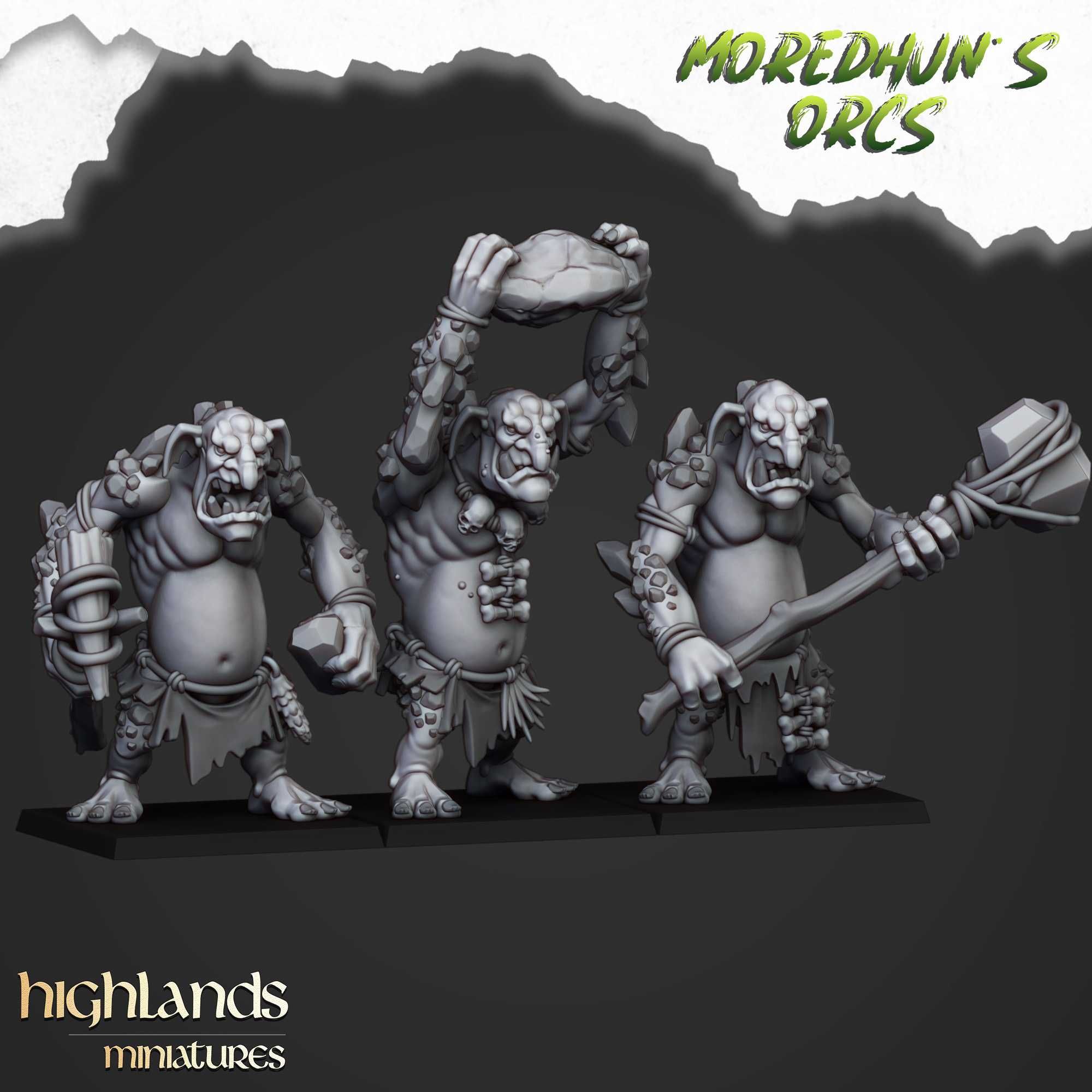 Cave Troll  - ToW WFB AoS - Highlands Miniatures x1